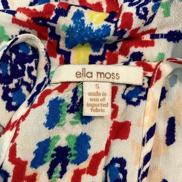 Ella Moss Tank Top Size S Multicolor Print - Picture 6 of 7